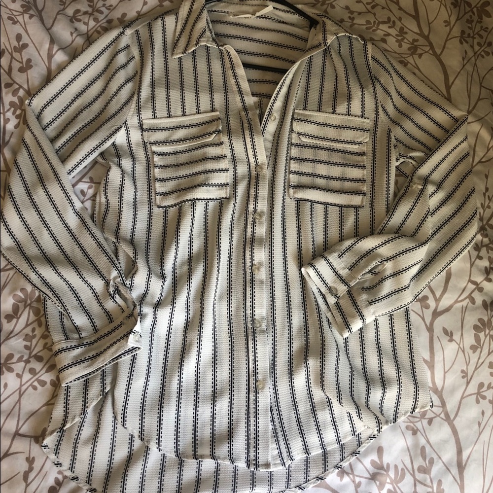 Blu pepper button down tunic